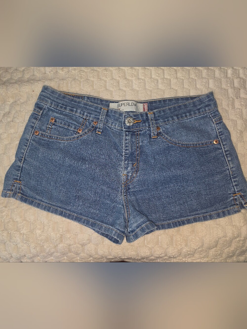 Women's Vintage Levi's 518 Super Low Denim Shorts